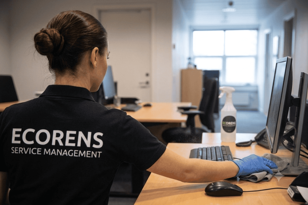 Rent venteværelse i klinik i København efter professionel rengøring